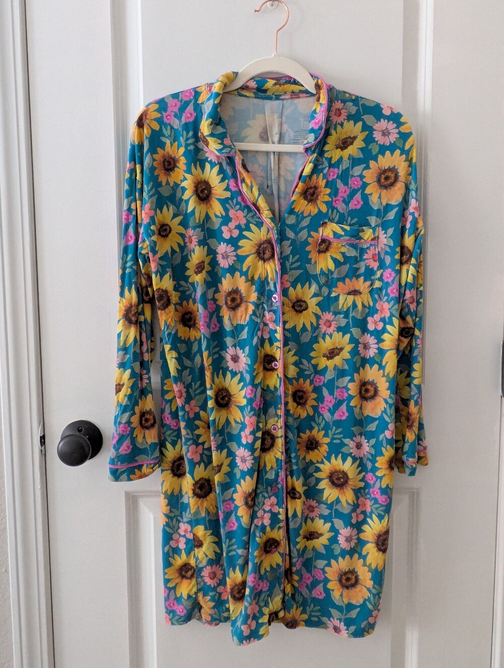 Littlesleepies Sunflower Bamboo Sleepshirt - Picture 3 of 5
